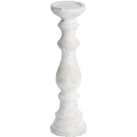 Elegant Stone Candle Holder For Neutral Decor - Cream