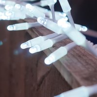 Cluster Lights White Rubber IP65 CW 15M - White