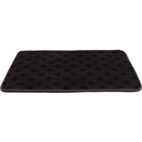 Memory Foam Paw Print Pet Mat - Grey / 80cm