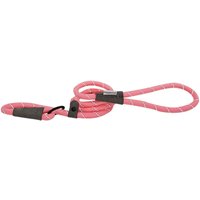 HugglePets Reflective Rope Slip Dog Lead - Purple, 150 x 1.2cm - Pink