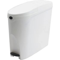 Sanitary Bin 20L Slimline for Female And Baby Hygiene - White / 20l