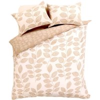 Leaves Duvet Set - Natural / Double
