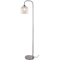 Stylish Chrome Living Room Floor Lamp - Chrome
