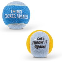 Pre-personalised Dog Ball Toy - Cocker Spaniel