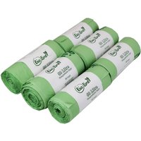 BioLiner 50 Litre Compostable Bags for Swing Bins & Dustbins - Green / 6