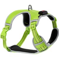 Ultra LED Light Up Dog Harness For Night Time Safety and Walks - Small Green
