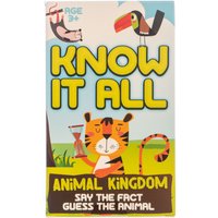 Know It All! Animals Card Game - Kids Guessing Game - Multicolor
