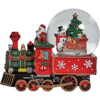 Traditional Santa Train Snowglobe
