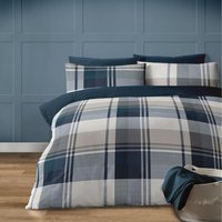 Bellissimo September Check Duvet Set - Teal / King
