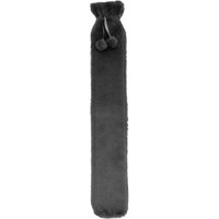 Plush Fur Thermal cover Hot Water Bottle - Charcoal