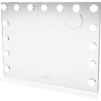 Light Up Hollywood Make Up Mirror - White / 58cm x 46cm