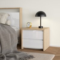 Lumo Nightstand - Jackson Hickory Oak