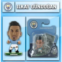 SoccerStarz Man City Ilkay Gundogan - Home Kit Classic Kit 5cm Figure - Blue