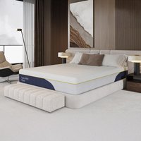Luna 6000 Plush Gel Memory Pocket Hybrid Mattress - White / King