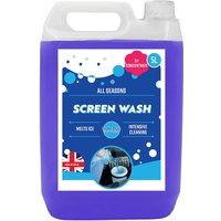 5L Blue Concentrated All Seasons Effective Vehicle Screen Wash - Purple