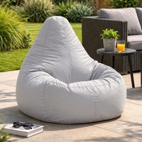 icon Dalton High Back Adult Gaming Indoor Outdoor Bean Bag Chair - Grey