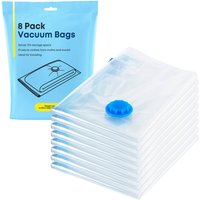 8 Pack Vacuum Bags - Blue