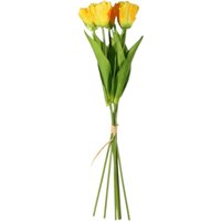 Pack of 6 Yellow Artificial Tulip Stems