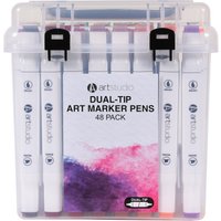Pack of 48 Art Studio Dual-Tip Art Marker Pens
