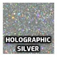 Glitter Bauble Style 1 Christmas Decoration - Silver