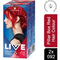 Schwarzkopf Ultra 092 Pillar Box Red 2in1 Semi Permanent Hair Dye - 092 Pillar Box Red / 2