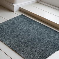 Non Slip Absorbent Dirt Trapper Entrance Door Mats - Silver Grey