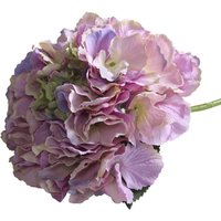 Artificial Silk Hydrangea Short Stem Pick 42 cm - Lavender
