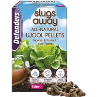 Organic Wool Pellets Natural Slug Repellent Pet Wildlife Safe 1L - Grey