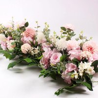 Artificial Flower Swag for Wedding Arch Backdrop - Pink