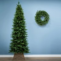 The Ultra Slim Mixed Pine Tree Tree - Green / 6ft