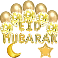 Balloon Bundle Eid Mubarak - Gold