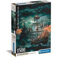 The Pirate Ship 1500 Piece Jigsaw Puzzle - Various Colours