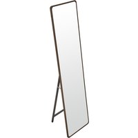 Modern Rectangular Full Length Mirror - Black