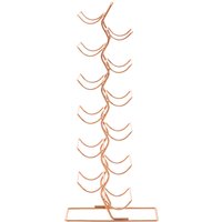 Wren 12 Tier Wine Rack With Copper Finish - Gold