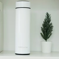 500ml Water Bottle Vacuum Flask With Temperature Display - White