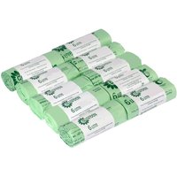 All-Green 6 Litre Compostable Food Waste Bin Liners - Green / 10