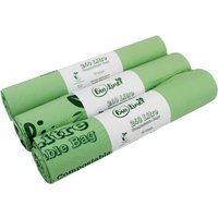 BioLiner 240 Litre Compostable Large Wheelie Bin Bags - Green / 3