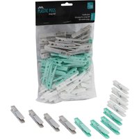 JVL Strong Hold Rust Resistant Plastic Pegs - Aqua