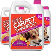 Pet Carpet Shampoo Cleaner Solution Citrus Splash Fragrance - Orange / 15kg