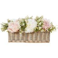 Peony Basket Arrangement