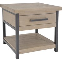 Solid Pine Side Table Industrial Design - Industrial Pine