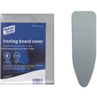 Ironing Board Cover Metallised Cover Fits Boards Up To 97x33cm - Silver