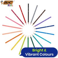 BIC Kids Tropicolours Coloured Pencils 24 Pack Multi-Colours - Multicolour