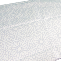 Geometric Table Cover - Grey
