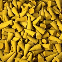 Vibrant Citronella Incense Cones Bulk Pack - Yellow