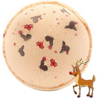 Reindeer Red Nose Bath Bomb Toffee Caramel, Moisturizing Fun - Cream