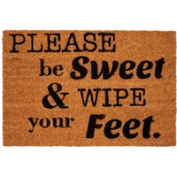 Filta Please Be Sweet Doormat - Brown
