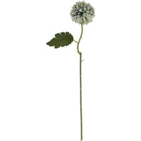 Set of 3 Pale Short Chrysanthemum Stems (Artificial) - Pale Green