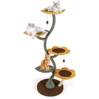 Cat Climbing Furniture Multi-layer Cat Tower - Yellow