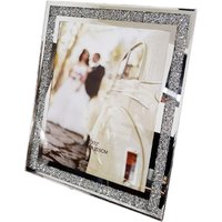 Crushed Crystal Photo Frame - Silver